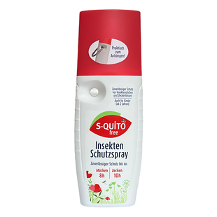 德国squitofree驱蚊液喷雾dm儿童驱蚊水可上飞机户外出游用蚊怕水