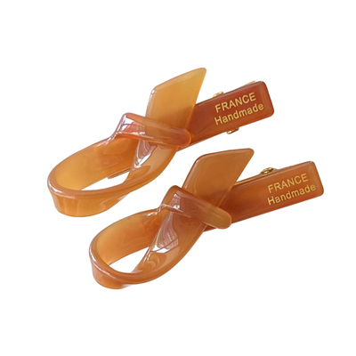 小号蝴蝶结鸭嘴夹法式