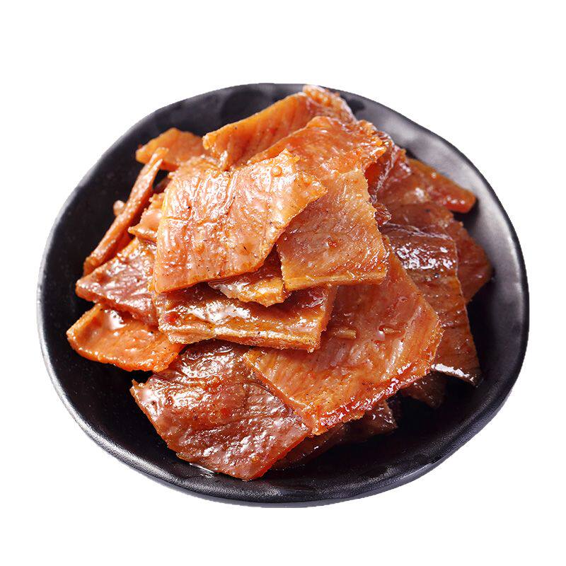 小川贵500g手撕酱板鸭肉脯食解馋劲道肉类小吃酱香味切片大肉片