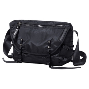 华朗迪尔新款斜挎包男休闲大容量单肩包通勤包牛津布轻便邮差包男