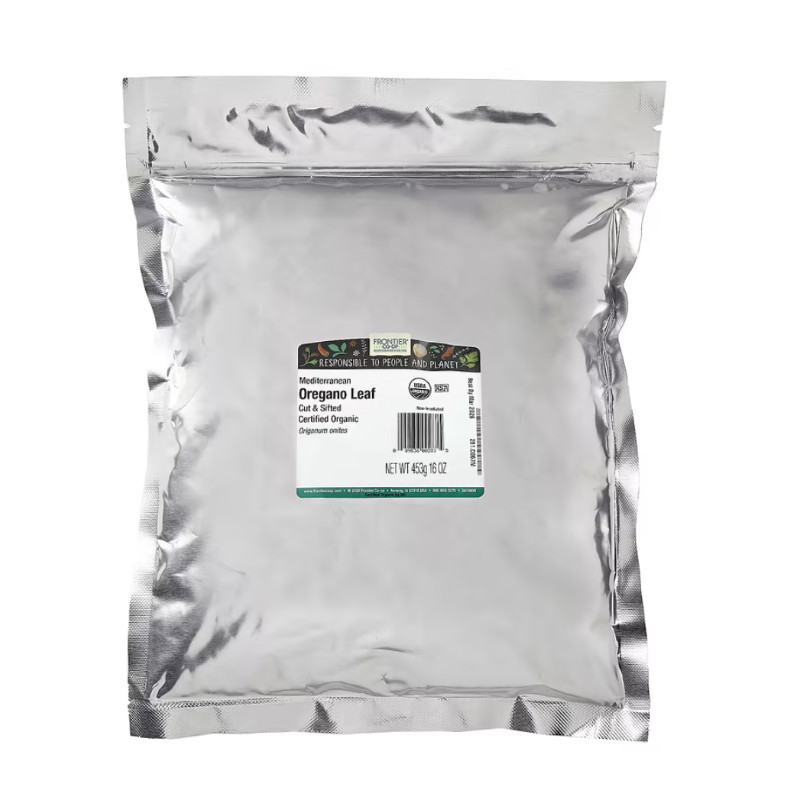 Frontier Co-op有机剪切和过筛柠檬马鞭草欧芹芫荽叶片香茅甜橙皮