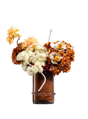 妖及复古轻奢绣球仿真花摆件