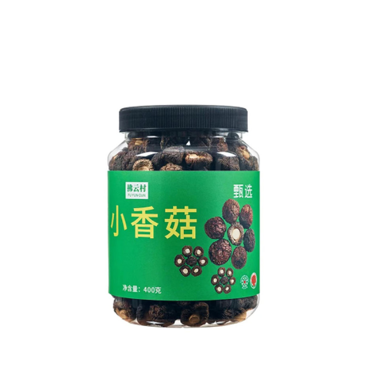 拂云村宁德古田小香菇干货罐装甄选农家菌菇煲汤材料食材浓香炖汤