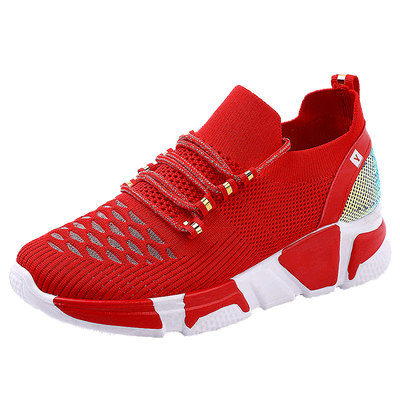 杨丽萍春秋红色鬼步新款广场舞鞋