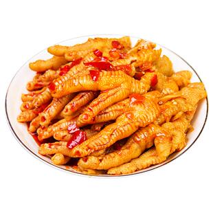 呷卤柠檬酸辣无骨鸡爪泡椒去骨凤爪脱骨鸡脚网红零食卤味即食小吃
