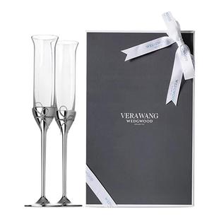 WEDGWOOD王薇薇Vera Wang爱之结绳香槟杯红酒杯结婚礼物