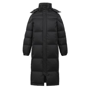 羽绒服女长款过膝冬季加厚白鸭绒新款情侣宽松爆艺考中戏同款外套