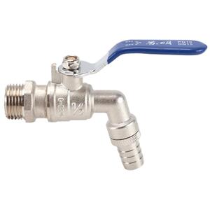 4分黄铜球阀暖气片排水放水阀1寸6分热水咀快开水龙头开关铜阀门