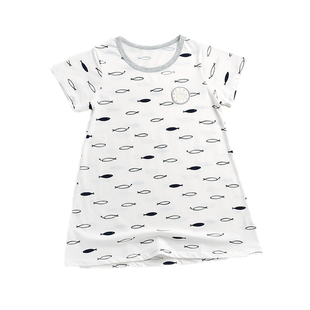 清版正品粒粒仔威奇猫夏款儿童成人睡裙连衣裙姐弟装亲子装兄妹装