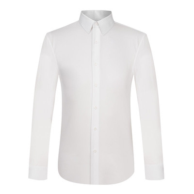 100高支免烫白衬衫商务纯棉衬衣