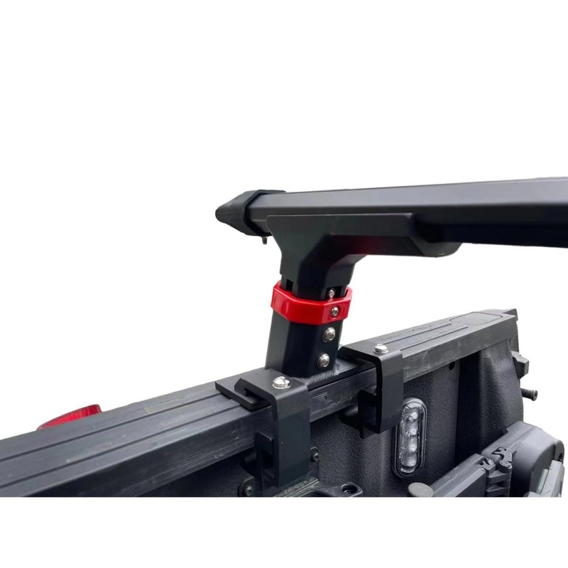 皮卡后斗卷帘横杆后备箱盖横架杆盖上滑槽通用合金材质