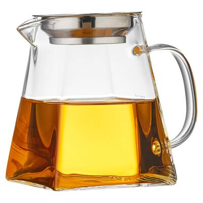 美斯尼玻璃公道杯茶滤网茶漏一体