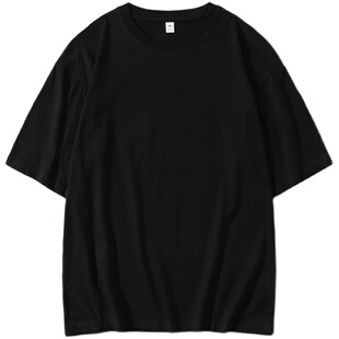 纯棉圆领五分袖T恤定制工作服印logo班服同学聚会文化衫广告POLO