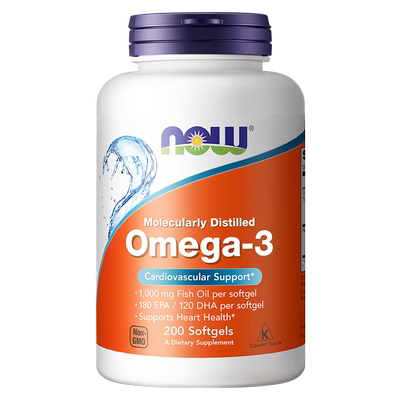 NOW深海鱼油软胶囊美国进口