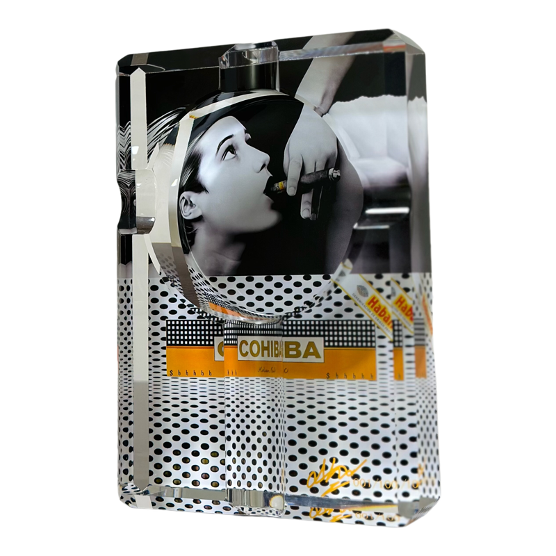 S5h正品限量水晶四槽雪茄烟灰缸