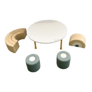 zdh手工桌ins儿童桌椅美术图书馆家具厂家直销可定制图书馆宝宝桌