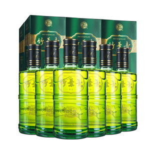 【假一赔十】山西杏花村竹叶青汾酒38度金象竹叶青酒 500mL*6瓶
