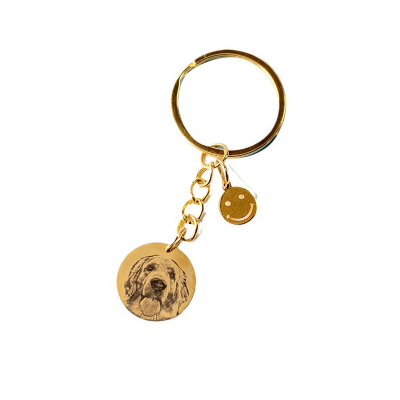 来图定制宠物纪念钥匙扣车挂挂件
