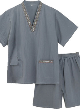 高档柔软洗浴足浴汗蒸服男