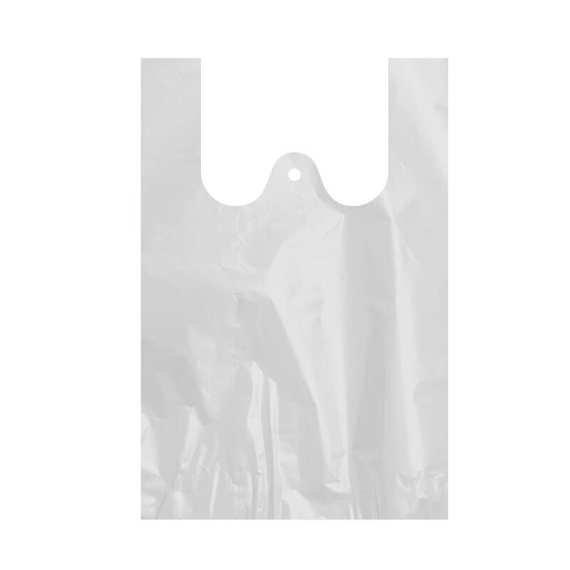 白色塑料袋外卖打包方便袋大小号背心手提胶袋加厚一次性透明袋子
