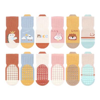 秋冬季精梳棉婴童地板袜