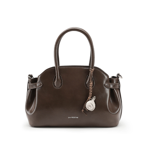 【李梦颖同款】拉菲斯汀波士顿包包女2025新款秋斜挎包真皮手提包