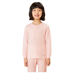 三枪儿童内衣套秋冬保暖秋衣秋裤舒肤软棉女童小高领长袖内衣套装