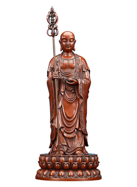 九华山地藏精品紫铜工艺佛像