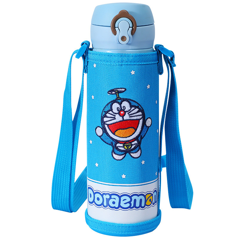 膳魔师象印儿童保温杯套斜挎带背带水杯套保护套通用350 500ml