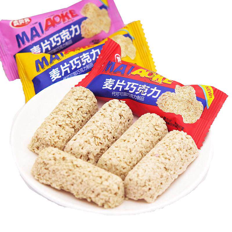 燕麦巧克力糖牛奶组合装整箱休闲