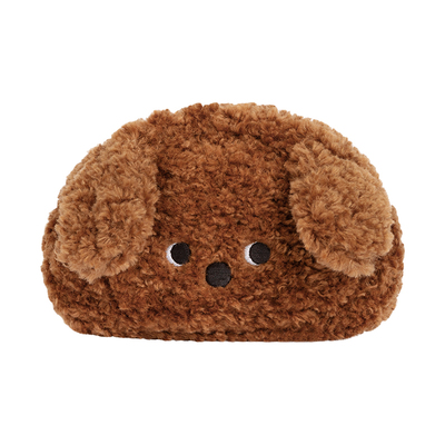 livework毛绒狗狗可爱笔袋化妆包