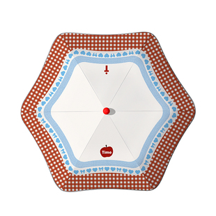 Taimali太麻里《格纹苹果》多巴胺儿童伞上学专用高颜值女自动伞