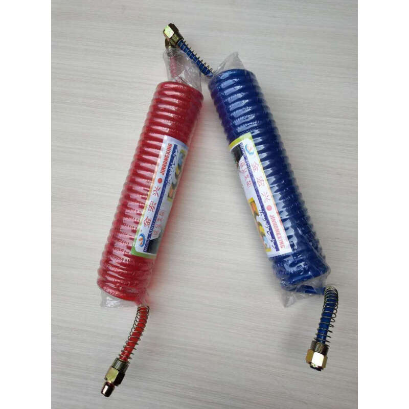 厂半挂车弹簧管挂车管车头连接挂车气管淋水器螺旋管PU伸缩软管