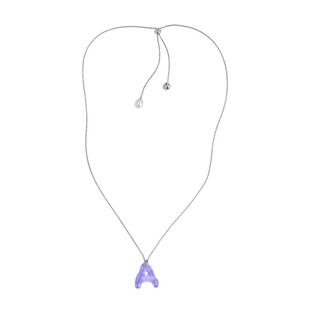 THEYKNOW玻璃系列mini26个字母项链姓名彩色琉璃吊坠礼物春夏手作