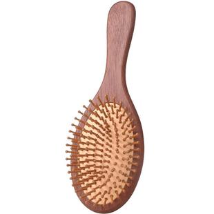 气垫梳子气囊按摩梳女士专用长发头部经络梳大板梳家用顺发檀木梳