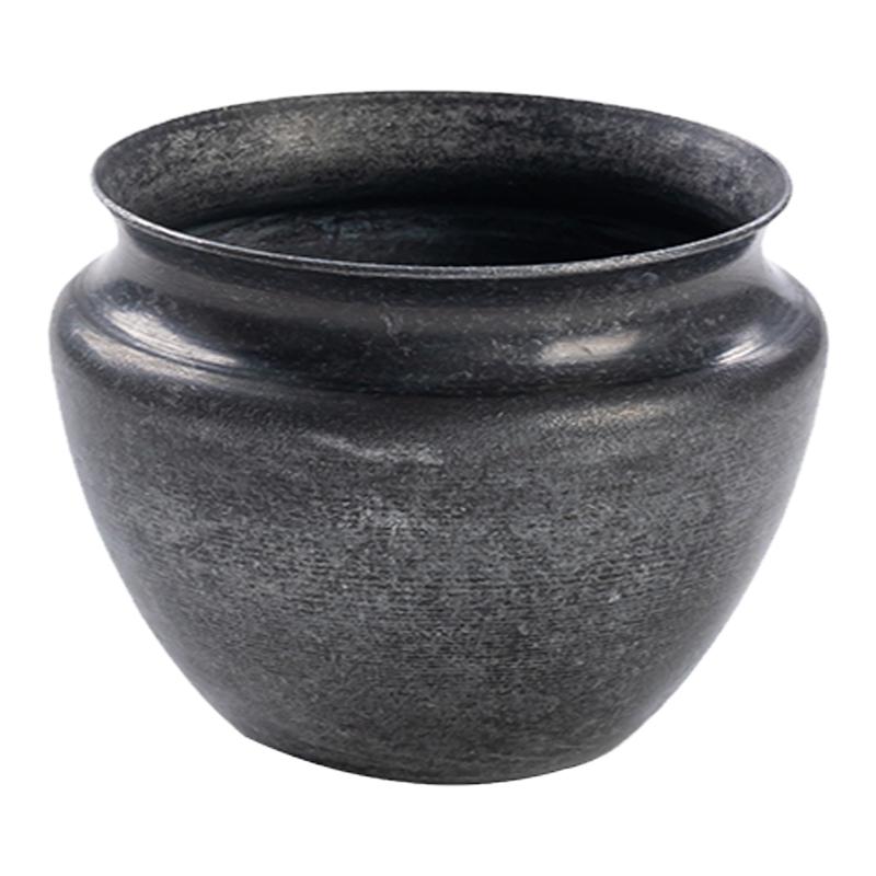 中式纯铝复古水盂茶洗建水茶水缸茶桶废水茶渣缸茶道茶盂茶具配件
