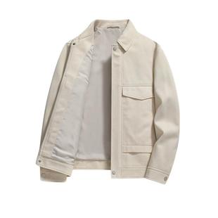 HLA/海澜之家商务休闲夹克男士25冬季新款保暖上衣加厚男装外套男