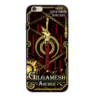 fate亚瑟王saber金闪闪印象武器适用于苹果6s7p8X112手机硅胶软壳