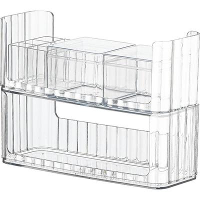 可叠加镜柜收纳盒化妆品置物盒