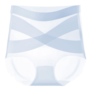 猫人凉感冰丝收腹内裤强力收小肚子提臀塑形无痕高腰三角裤薄款B