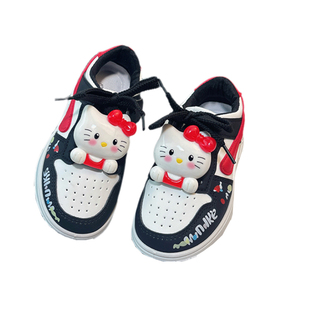 高颜值女童时尚板鞋2026年春季新款今年流行爆款女孩鞋子软底防滑