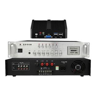 唱语IP网络广播系统/IP网络功放机/手机APP控制/智能定时播放打铃