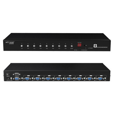 迈拓维矩8口vga切换器自动带遥控