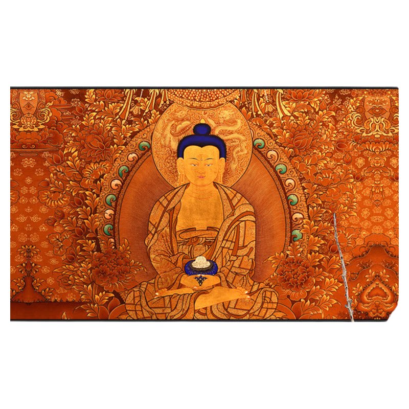 西方佛像唐卡挂画玄关装饰画