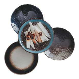 日式高脚碟陶瓷碟子商用配菜碟酒菜碟子刺身碟寿司碟点心碟零食碟