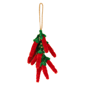 辣椒串挂件朝天椒乔迁新居婚庆挂饰红红火火喜庆用品复古实体装饰