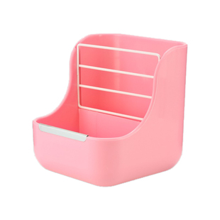 兔子草架龙猫粮食碗固定食槽兔食盆草球荷兰猪饭盆宠物用品饲料盒