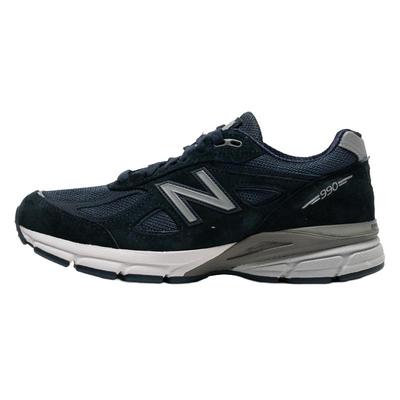 【自营】New Balance NB美产990V4男女复古藏青运动休闲鞋U990NV4