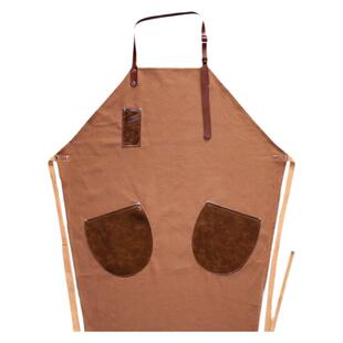 围裙高级感年轻款厨房家用咖啡师奶茶店美发上班专用定制工作服