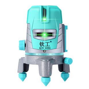 钦工 室外专用2\3\5线强绿光强光点水平仪细线蓝光高精度自动安平
